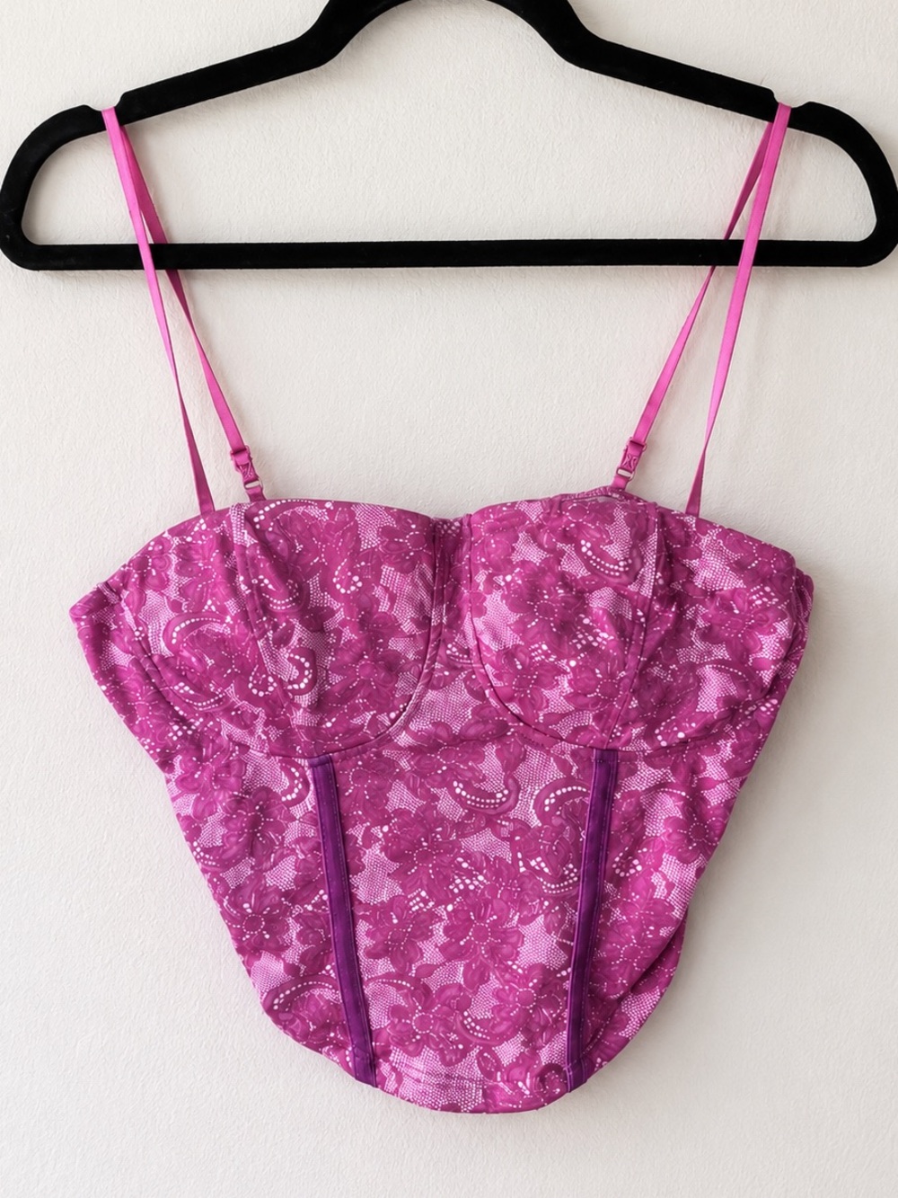 pink corset top